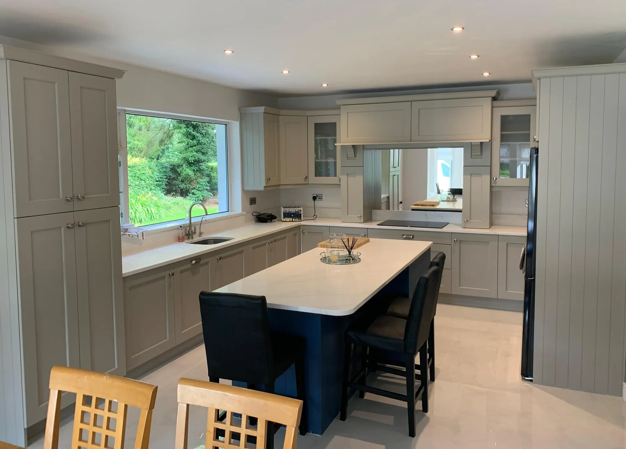 The delivered kitchen